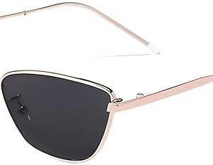 Diamond Shape Cat Eye Women's Sunglasses Lightweight Frames Provide Uv Protection,Small Metal Frames Making Them Ideal For Everyday Wear.,Non-Polarized